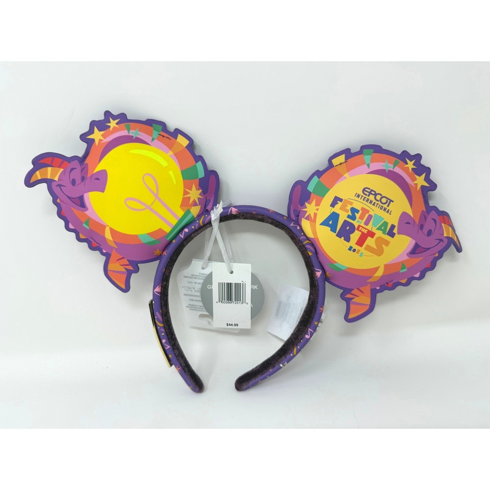 Disney Loungefly EPCOT Festival of the Arts 2025 Figment Ear Headband Purple NWT